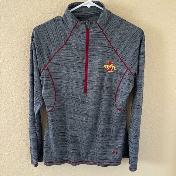 Under Armour Iowa State Half Zip Jacket Size M - Picture 1 of 4